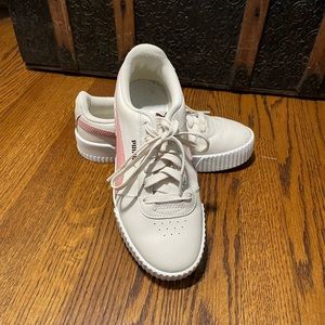 Puma pink and tan sneakers (without insole)